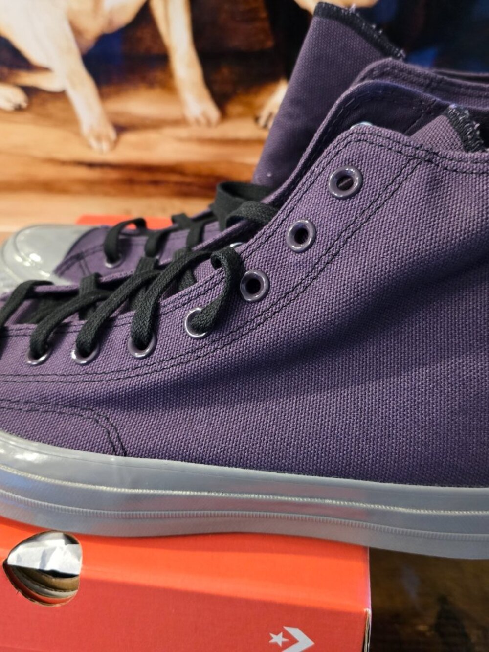 Converse x Chuck 70 GORE-TEX GTX Shoes Raisin / Purple RARE A14666C Men's Sz 10 - Picture 8 of 13